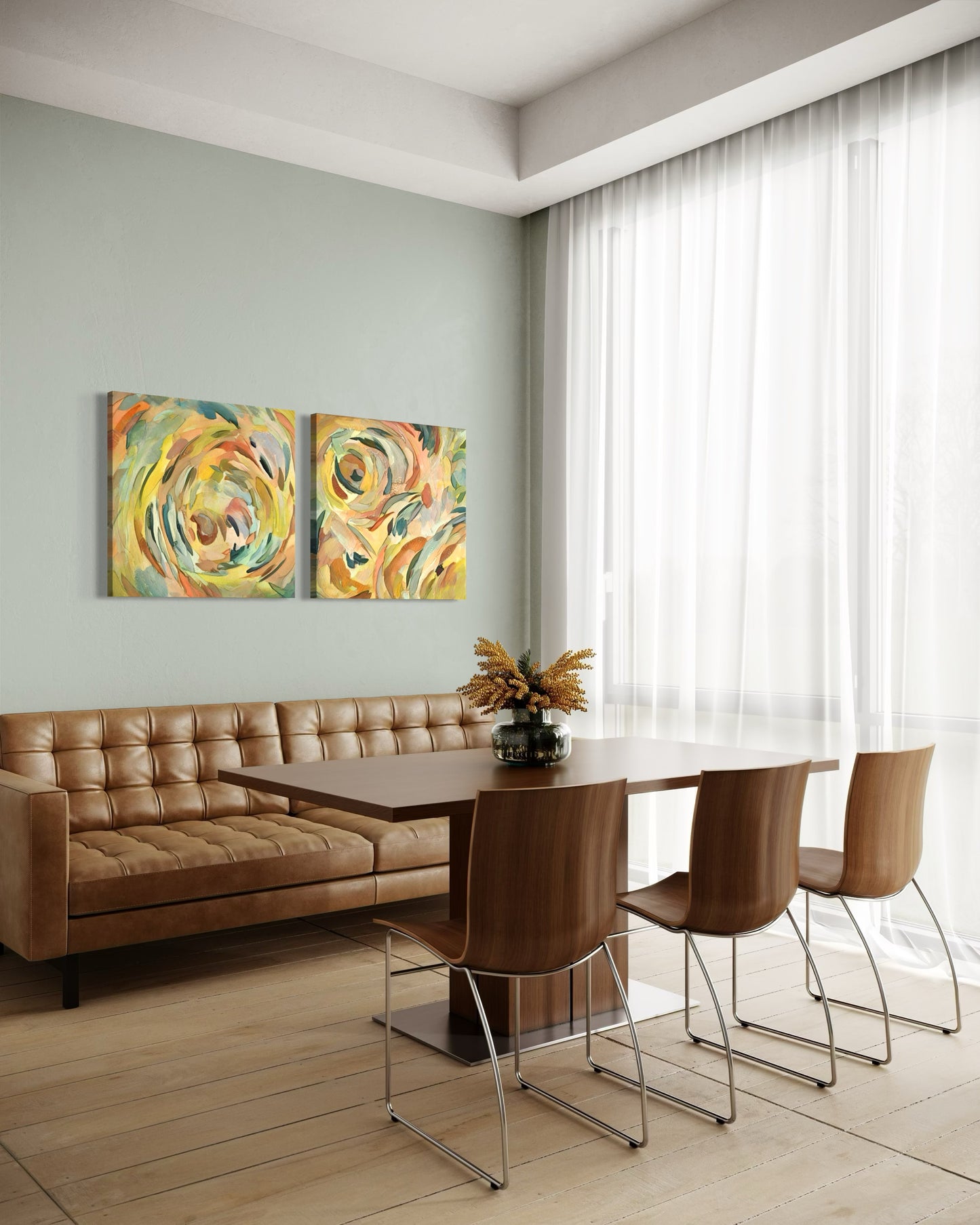 Duality of Growth I Canvas Print