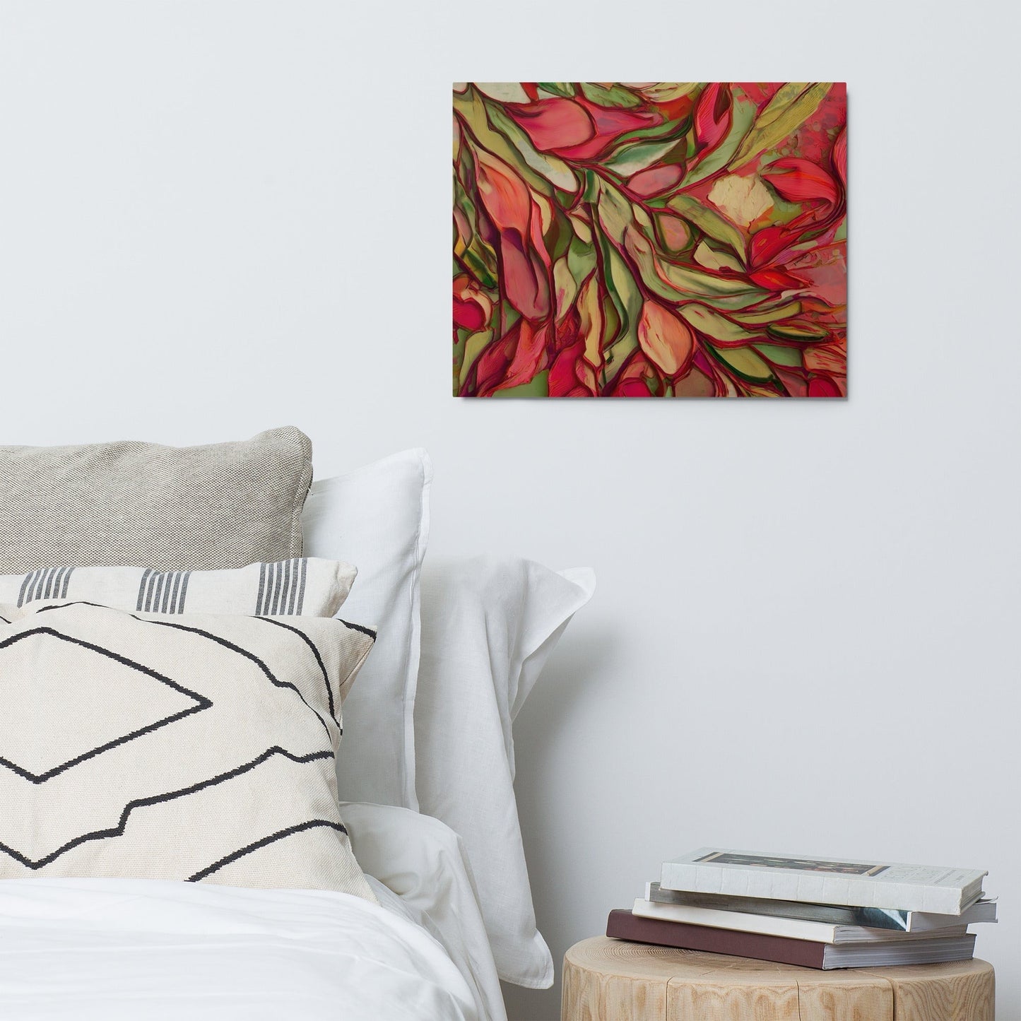 Crimson Bloom (16” x 20” Metal print)