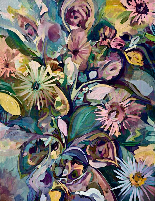 Botanical Rhythm (Canvas Print)