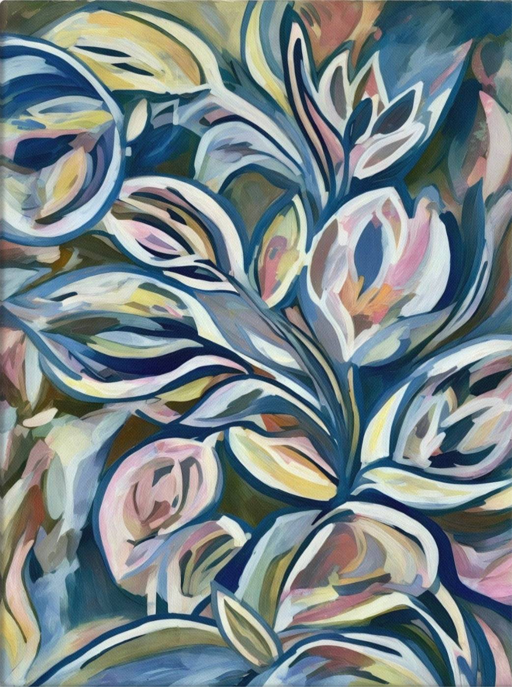 Petal Kaleidoscope 30” x 40” Canvas