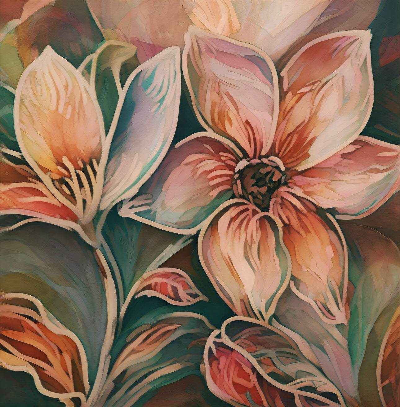 “Reflection of You” 30” x 30” Canvas