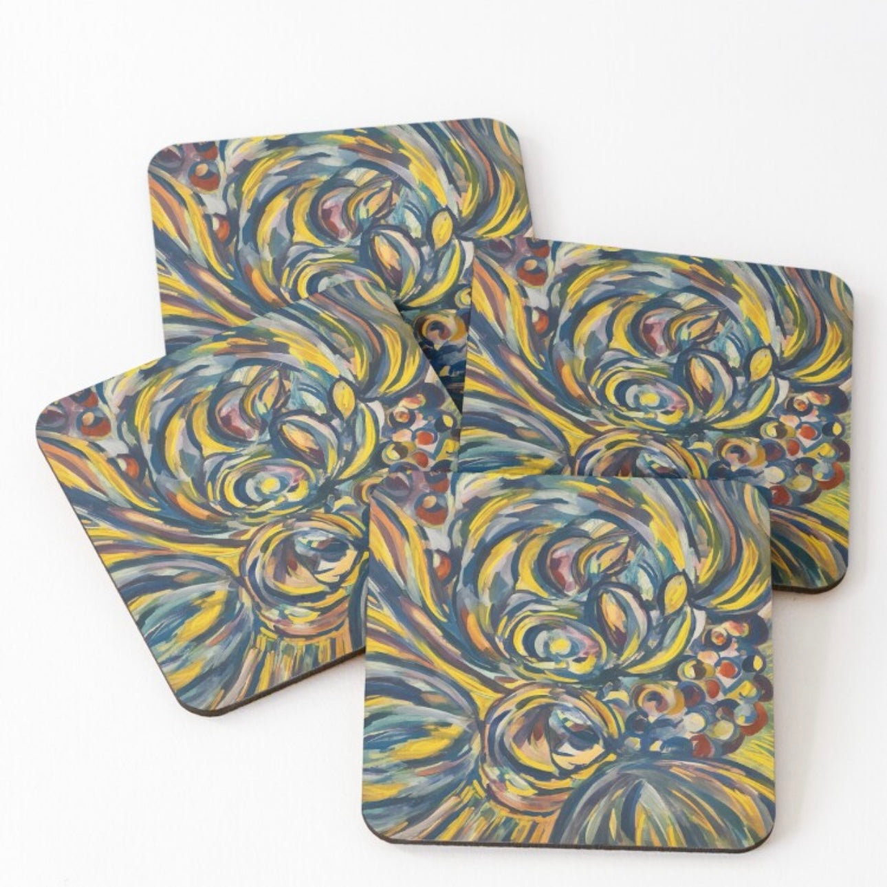 Harvest Whirl Coasters