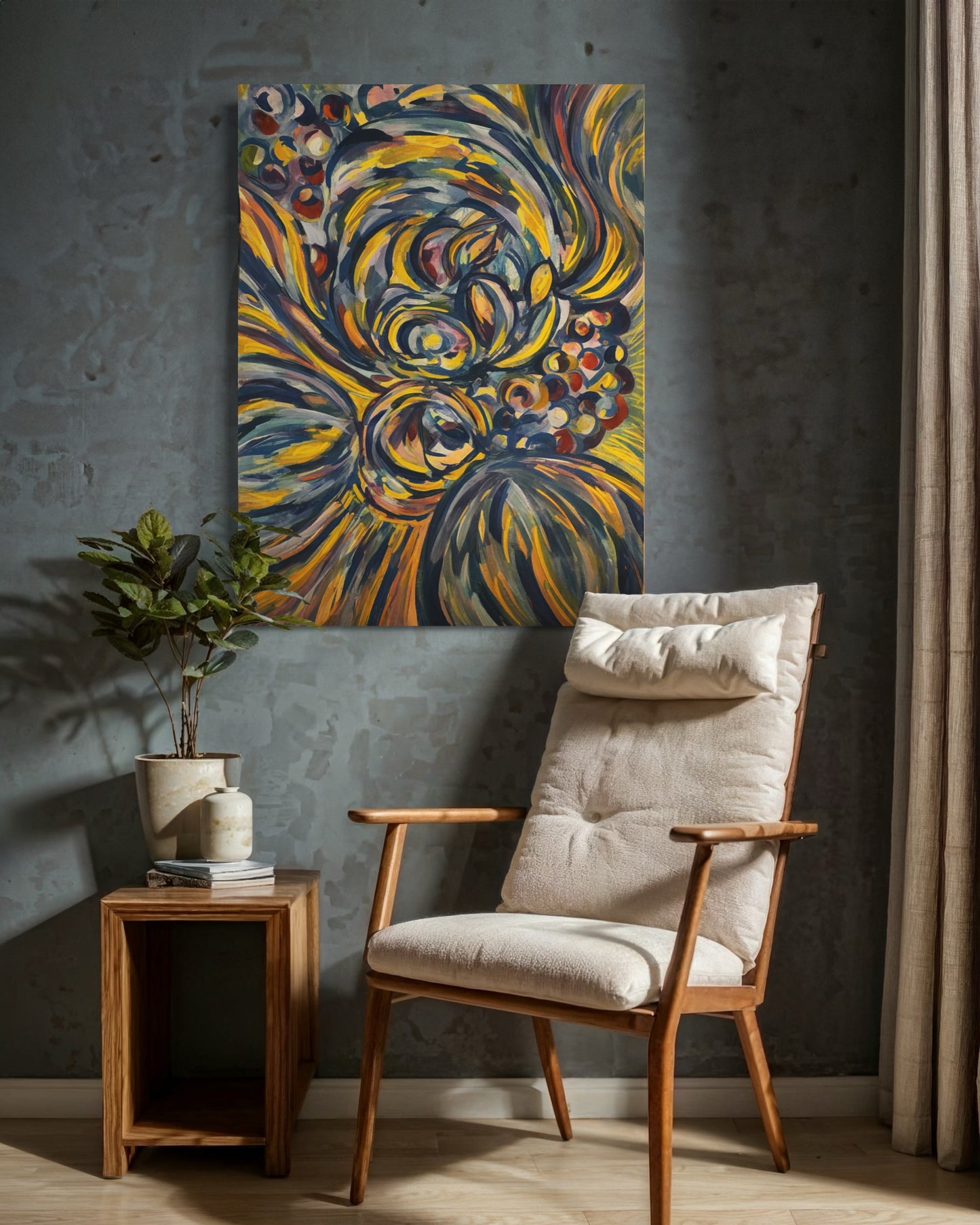 Harvest Whirl (30” x 40” Canvas)