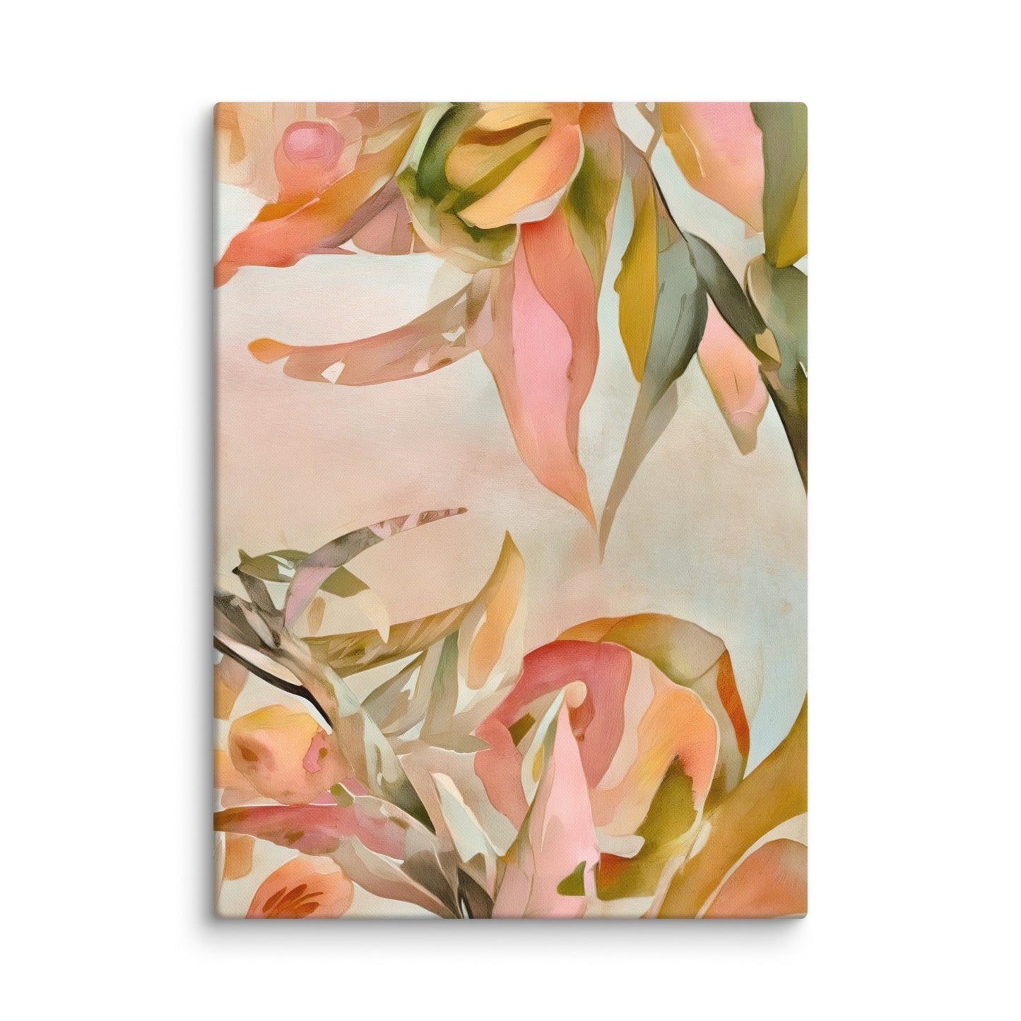 Blushing Petals (40'”x 55” Canvas)
