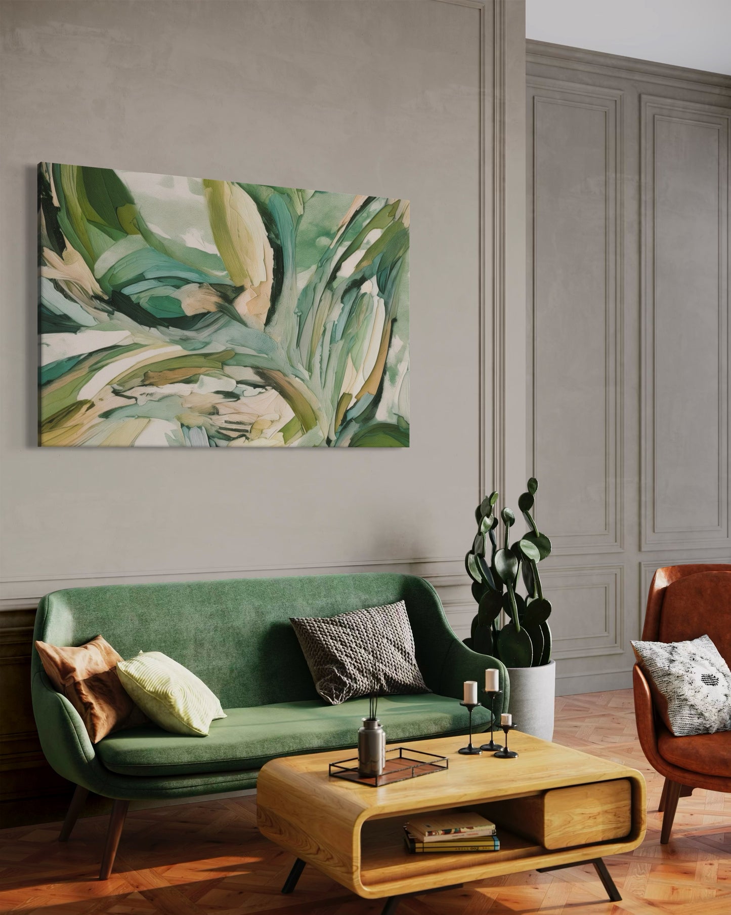 Dancing Leaves 40” x 60” Canvas