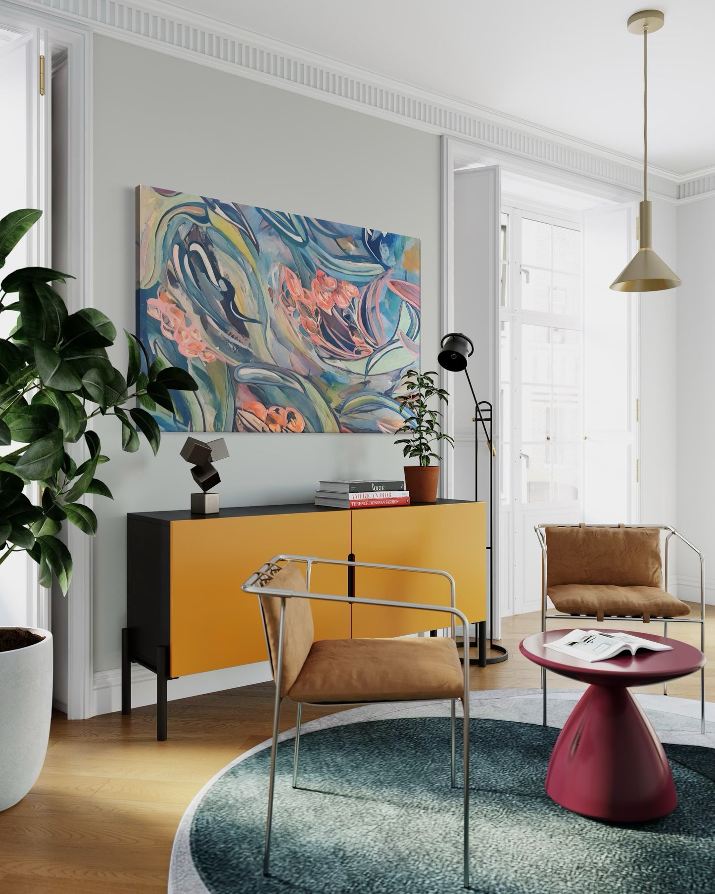 Tidal Bloom  40” x 60” Canvas