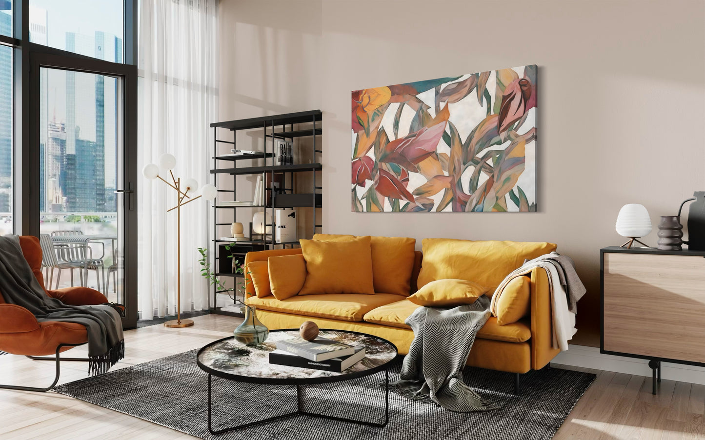 Autumn Bloom  40” x 60” Canvas