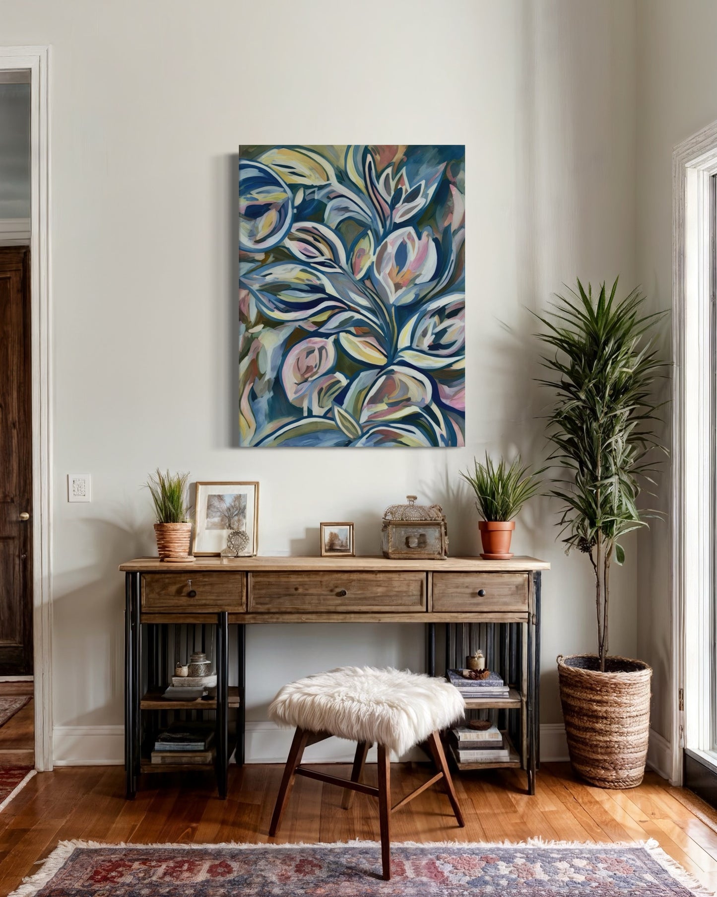 Petal Kaleidoscope 30” x 40” Canvas