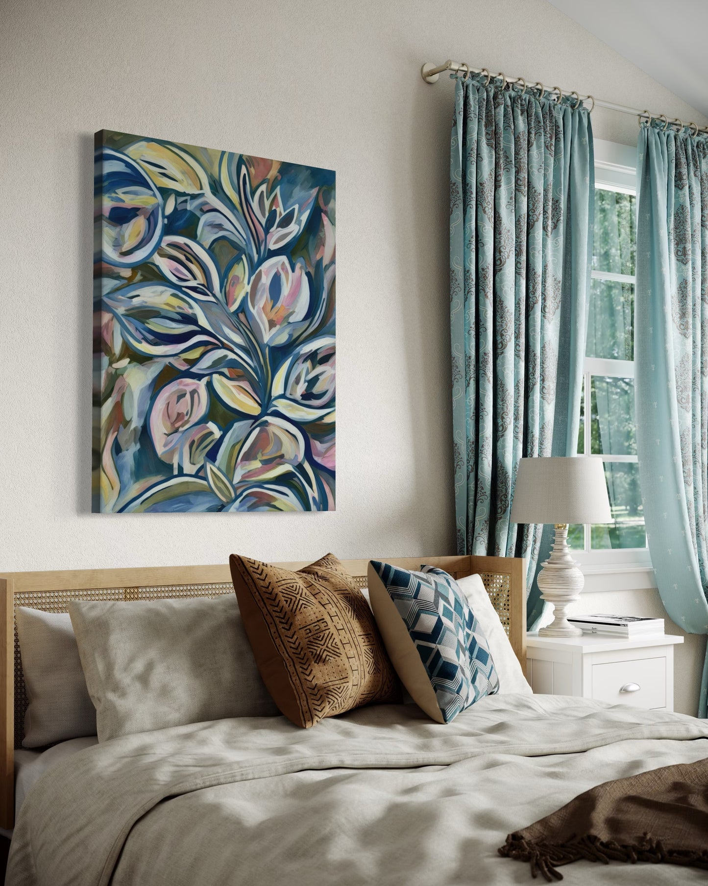 Petal Kaleidoscope 30” x 40” Canvas