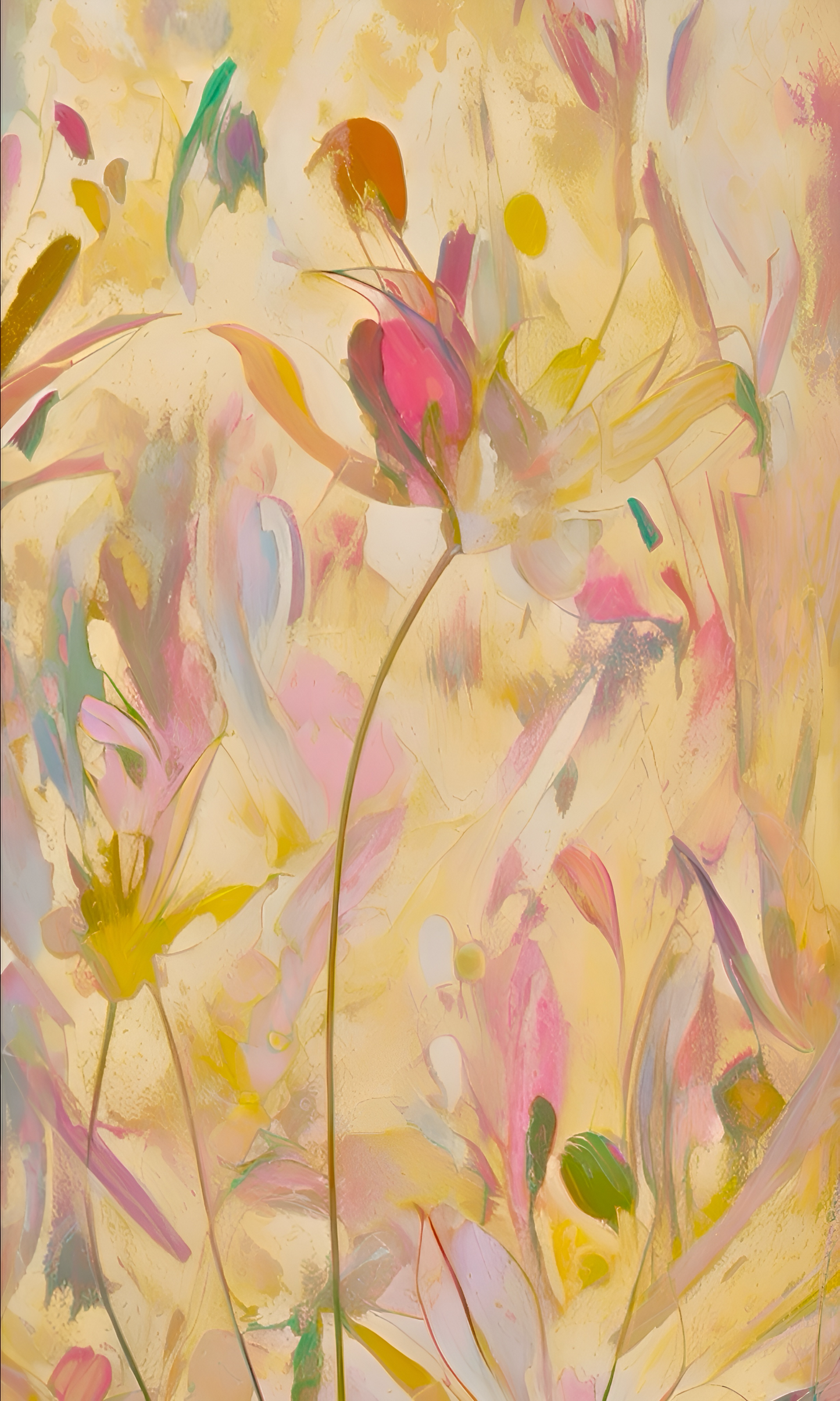 Petals of Prayer, 30” x 60” canvas print