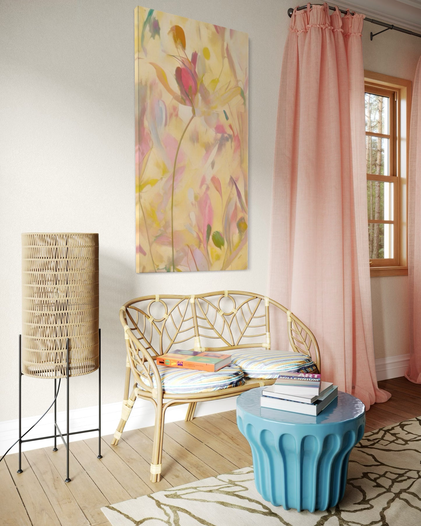 Petals of Prayer, 30” x 60” canvas print