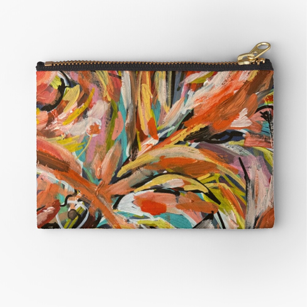 Fiery Gaze Zipper Pouch