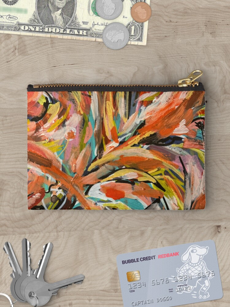 Fiery Gaze Zipper Pouch