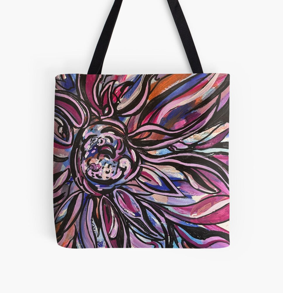 Vortex in Violet Tote Bag