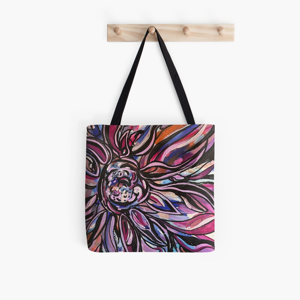 Vortex in Violet Tote Bag